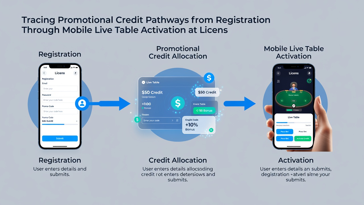 Weergave van mobiele live table activering en credit tracing in Nederlandse venues